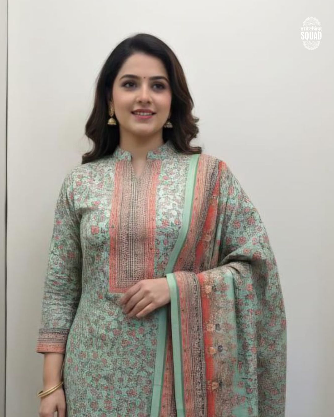 Elegant Unstitch Pashmina Woolen Printed Suit Set