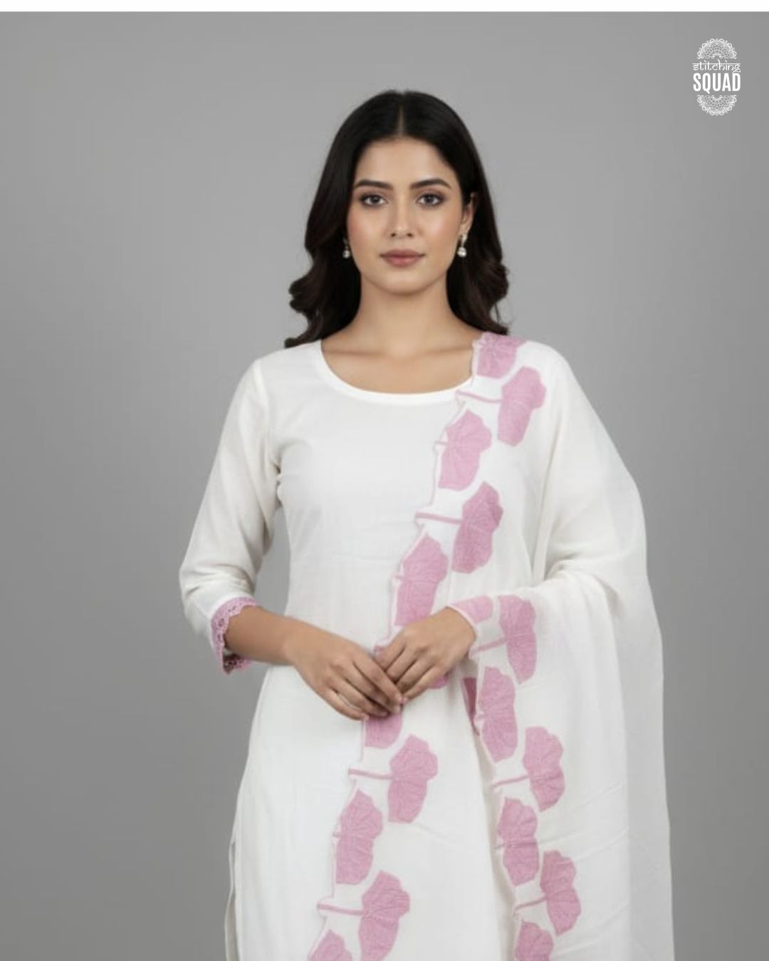 Unstitched Cotton Patch Work Suit Set