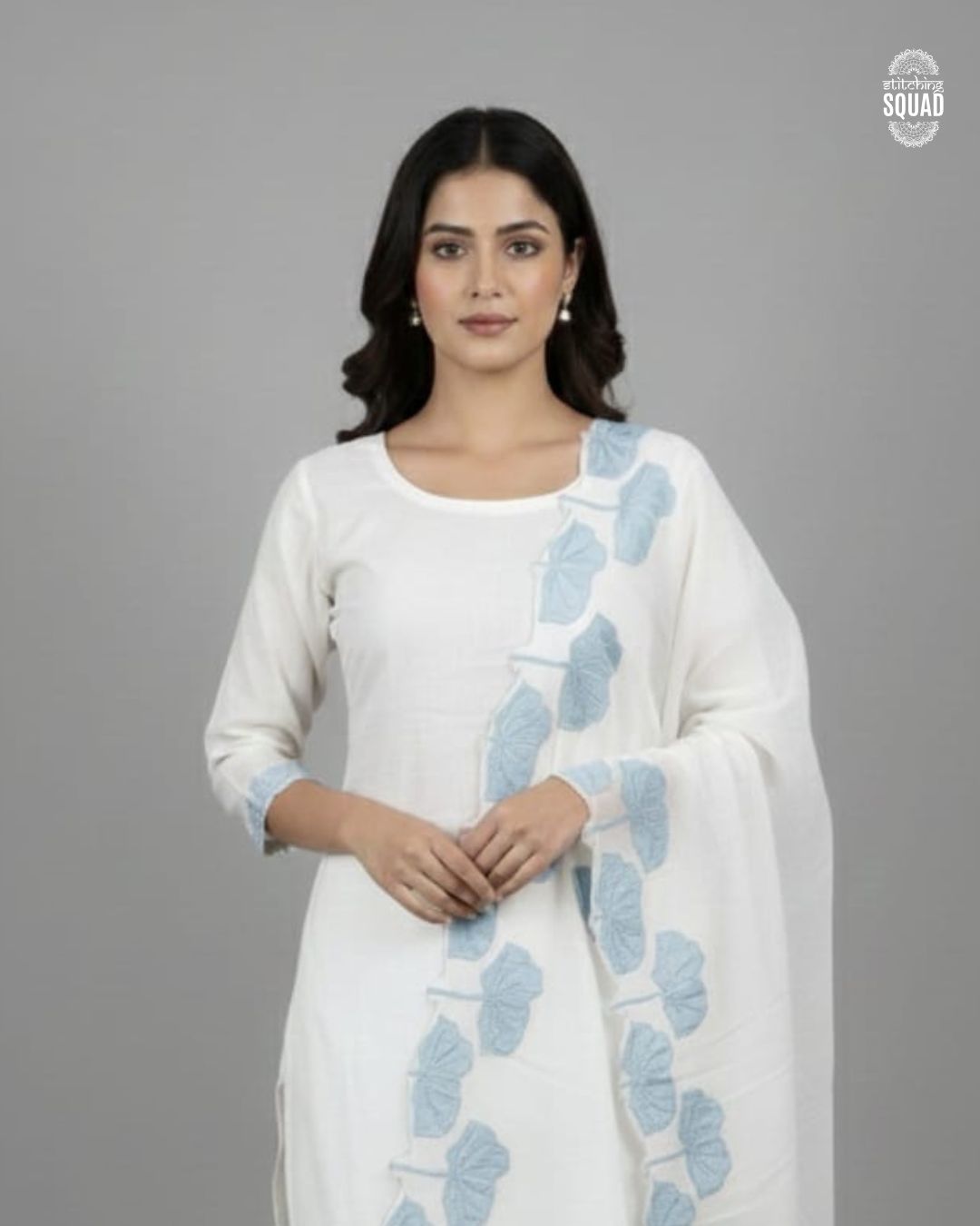 Unstitched Cotton Patch Work Suit Set