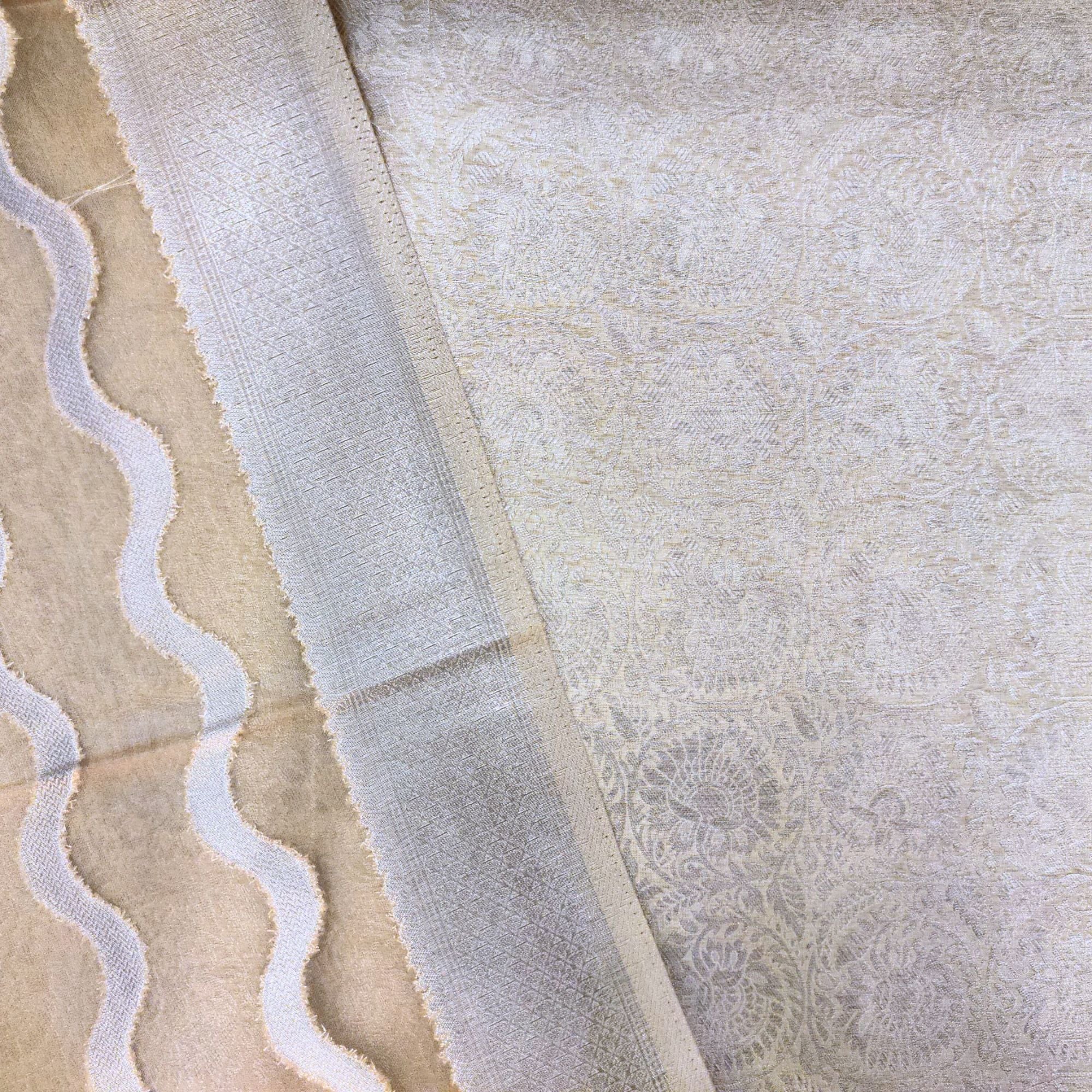 BANARASI BROCADE SUIT WITH BORDER PATTERN