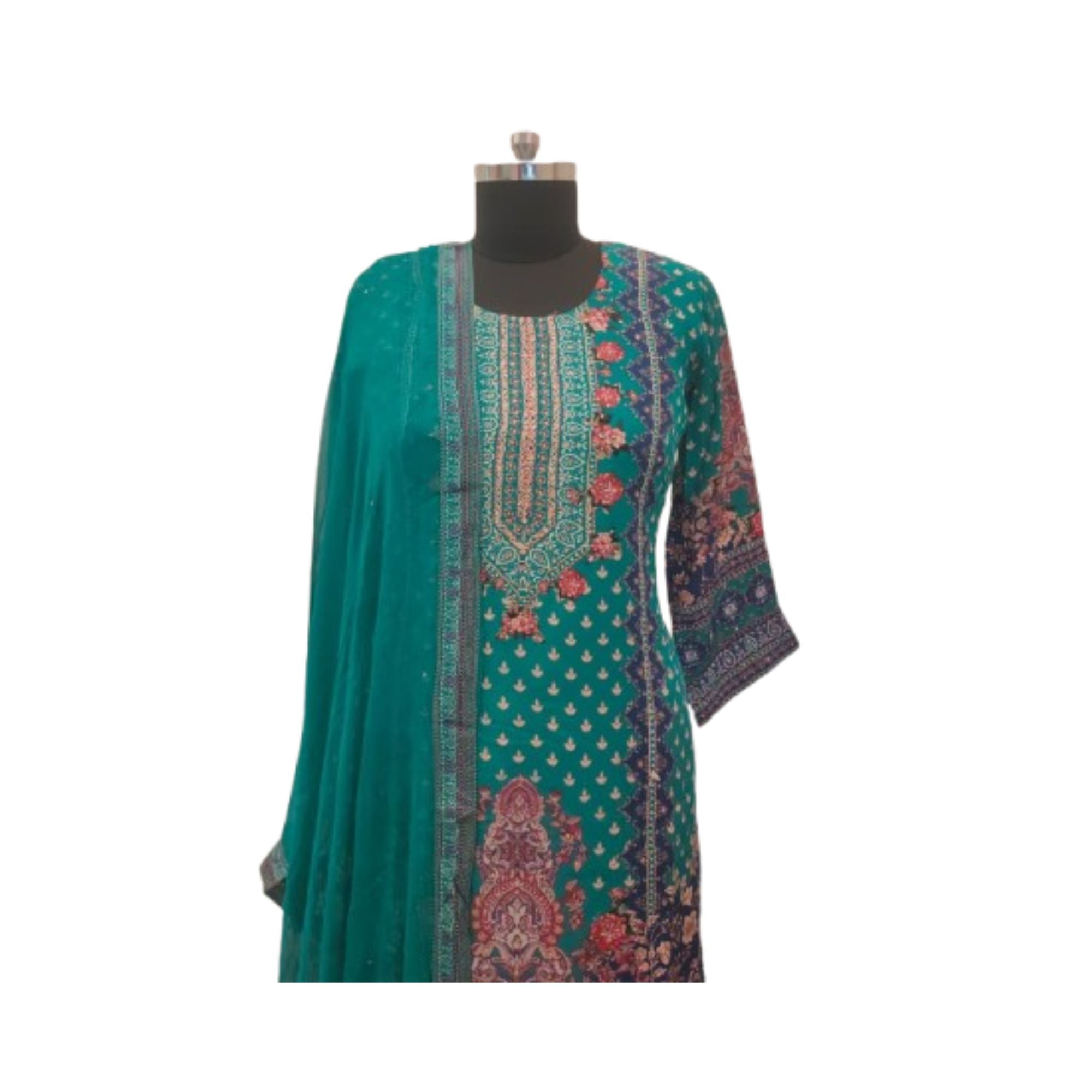 CRAPE DIGITAL PRINT READY TO WEAR SUIT