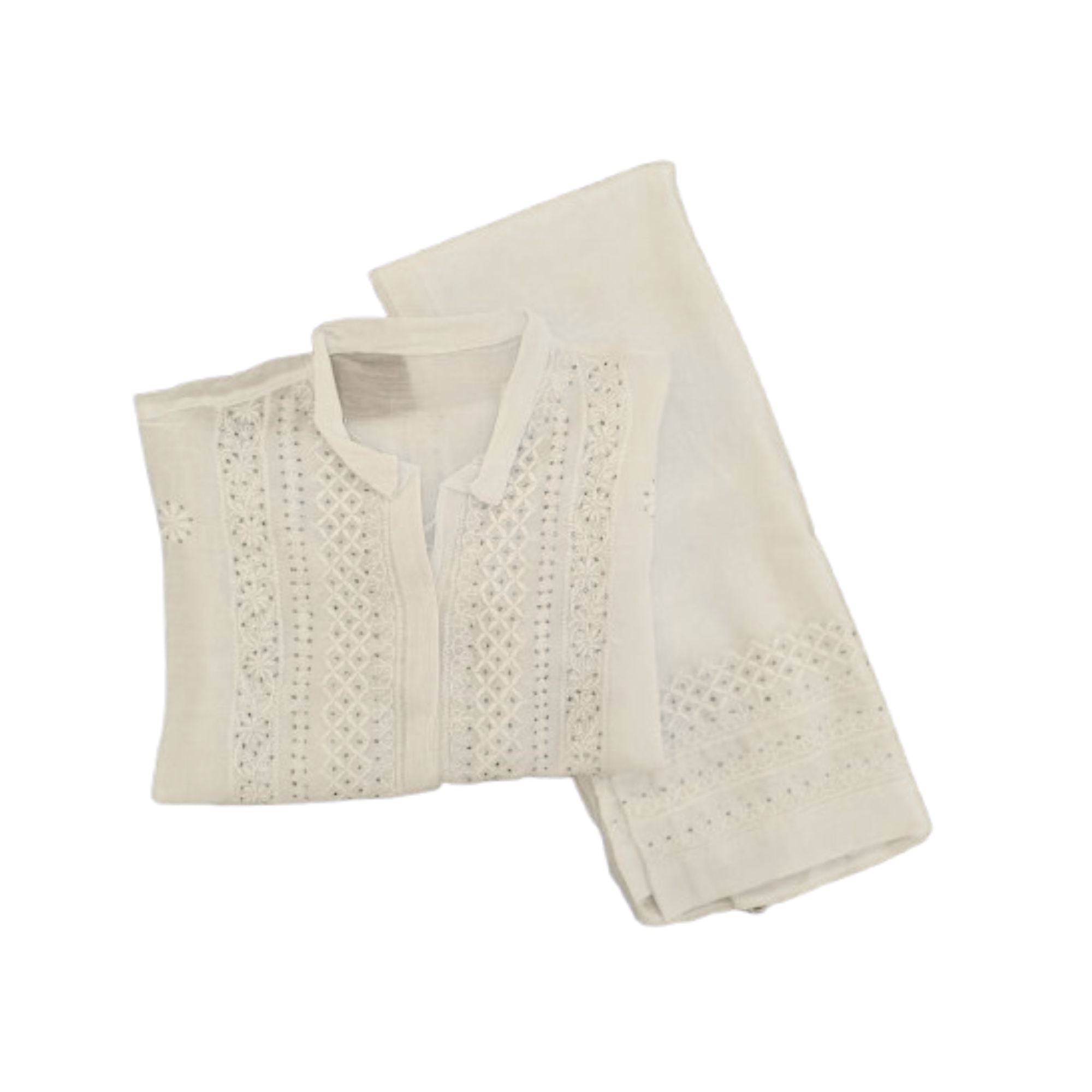 LUCKNOWI CHANDERI CO-ORD SET