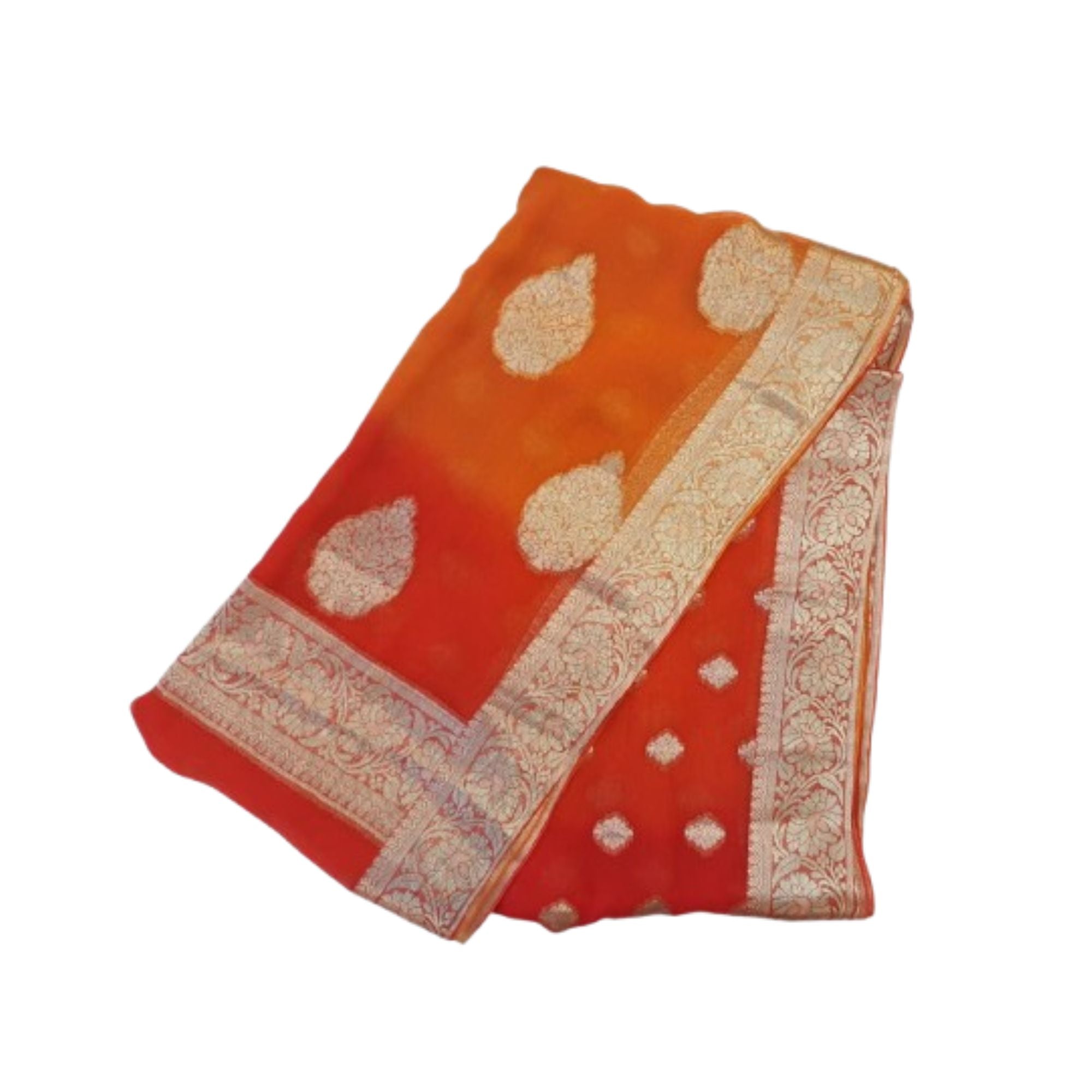 CHIFFON SAREE HIGHLIGHT WITH 2D COLOR