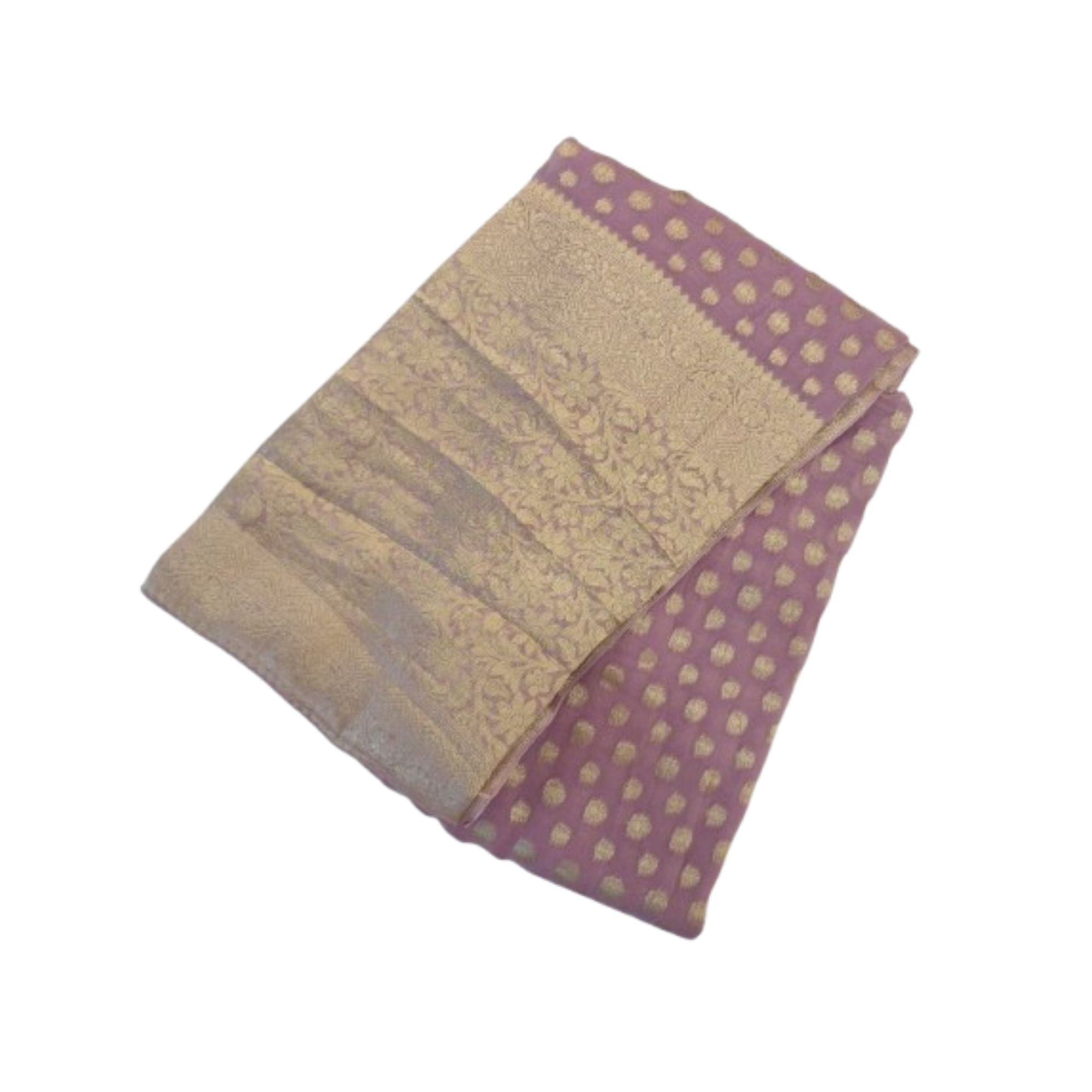 GEORGETTE SAREE  WOVEN WITH ZARI