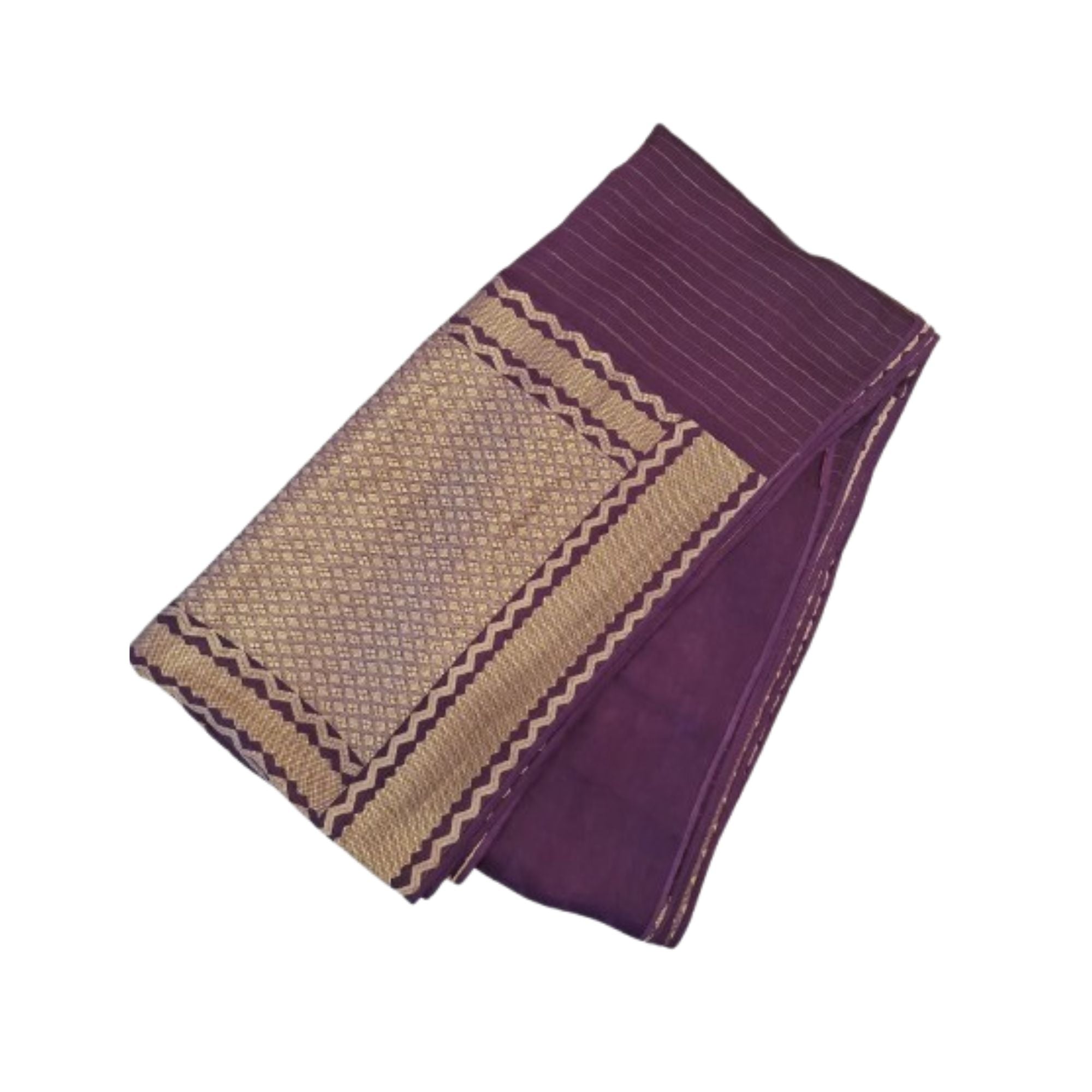 GAZZI BANARASI WOVEN INTO GOLDEN ZARI  PALLU