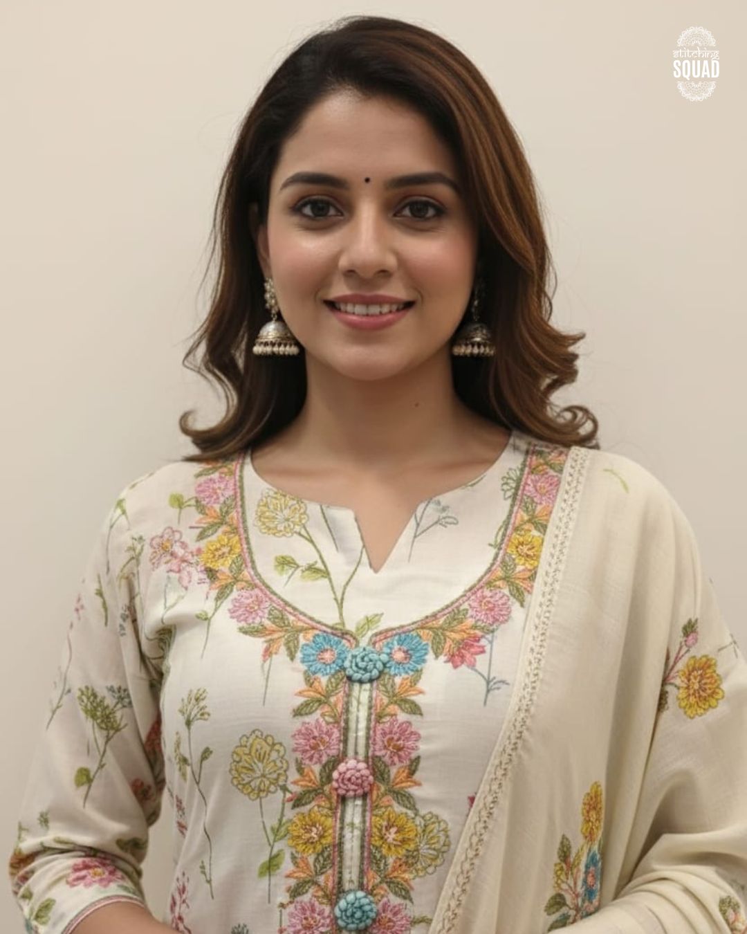 The Threaded Pastel Series: Soft Cotton Ensembles featuring Machine Thread-work