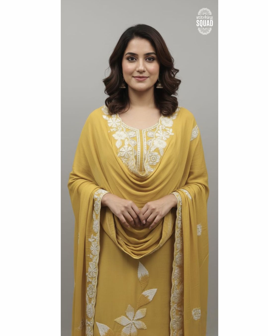 A LUXURIOUS TISSUE CREATION HIGHLIGHTED WITH PEARL & SEQUENCE EMBELLISHMENTS