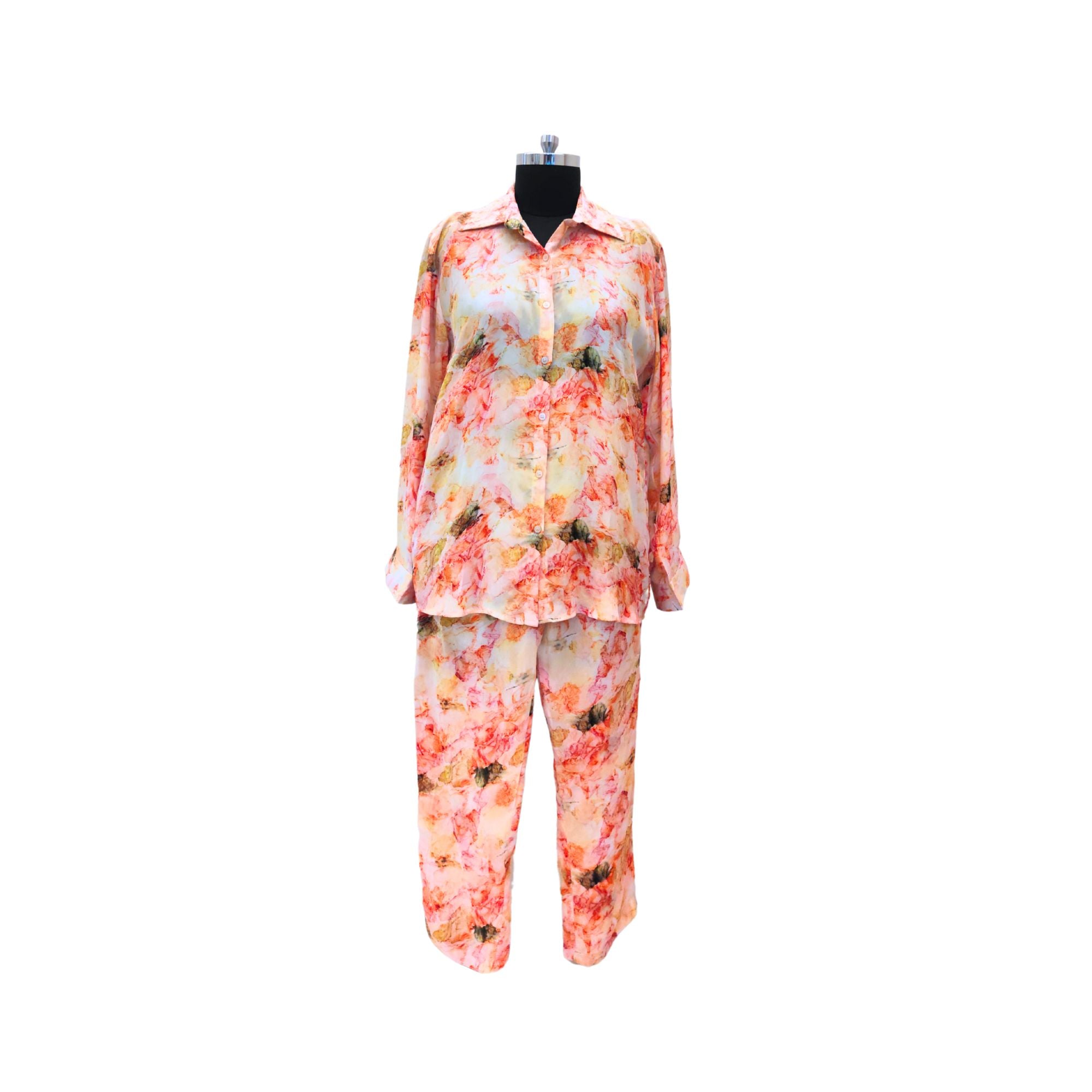 CRAPE CO-ORD SET WITH DIGITAL PRINT