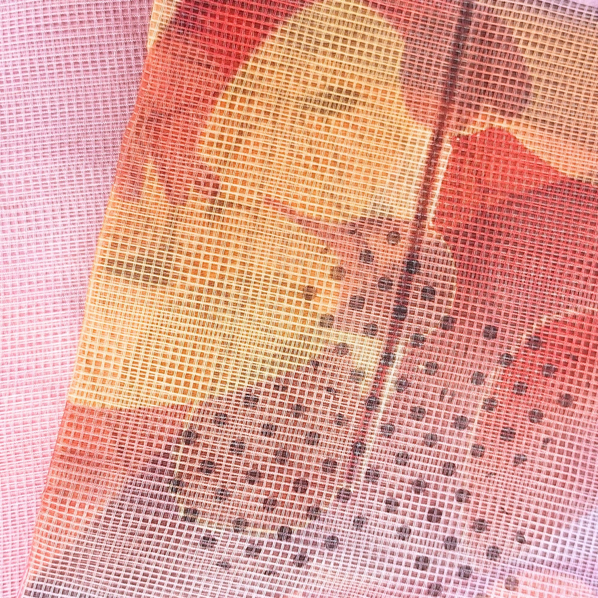 LIGHT PINK KOTA DORIYA SAREE