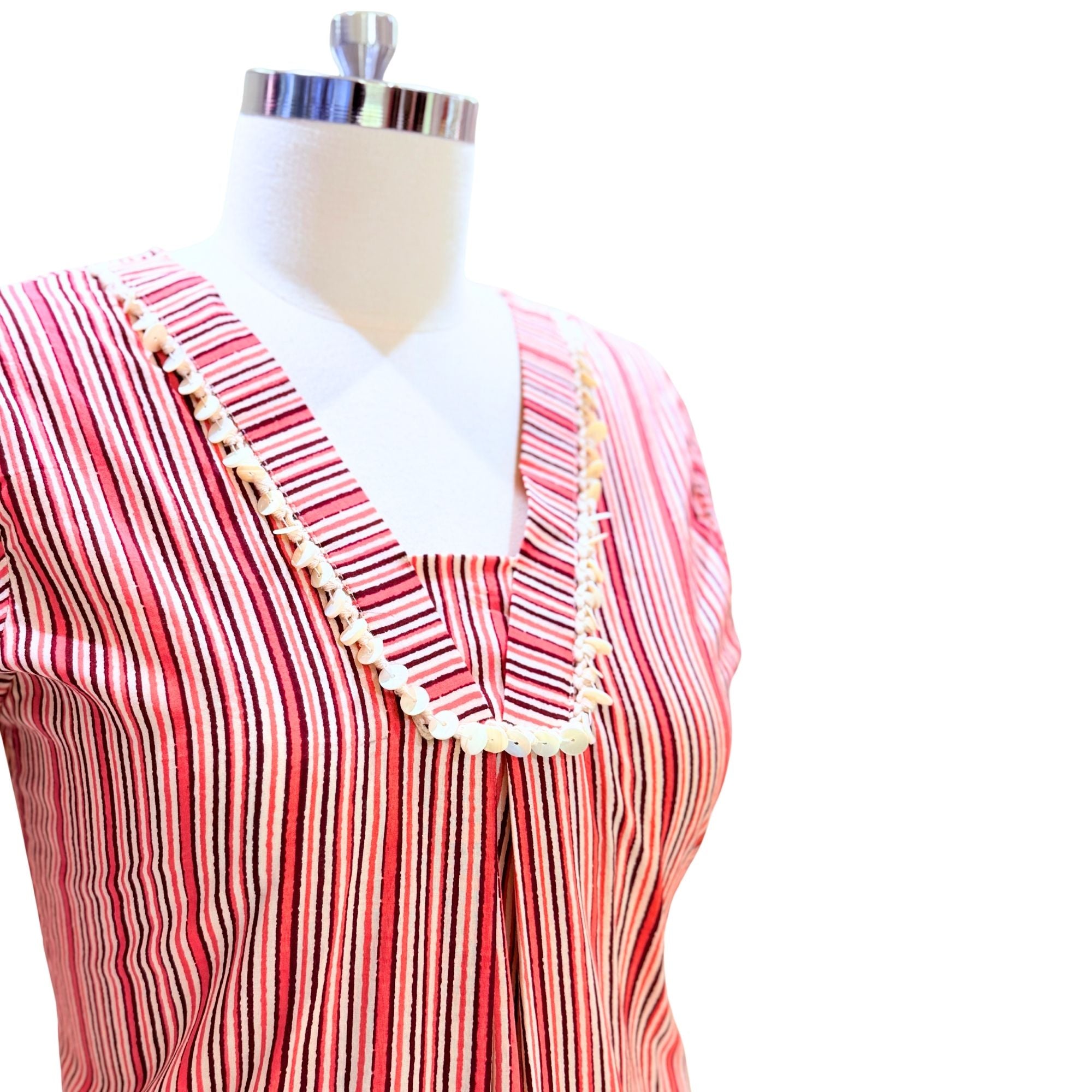 STRIPE COTTON CO-ORD SET