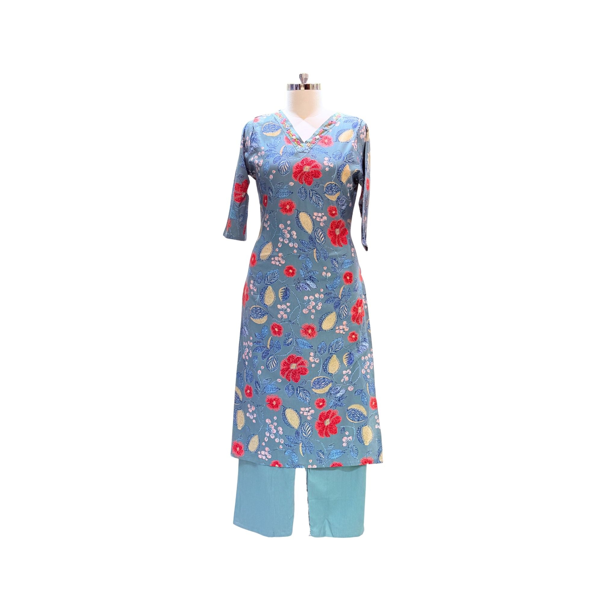 FLORAL PRINT COTTON CO-ORD SET