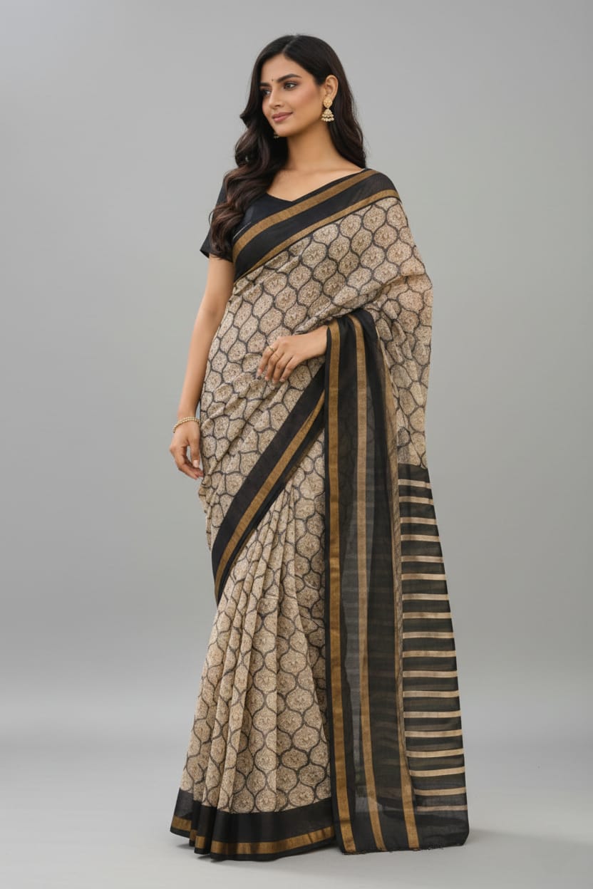 Graceful, breathable, and effortlessly elegant — a perfect addition to your ethnic collection.