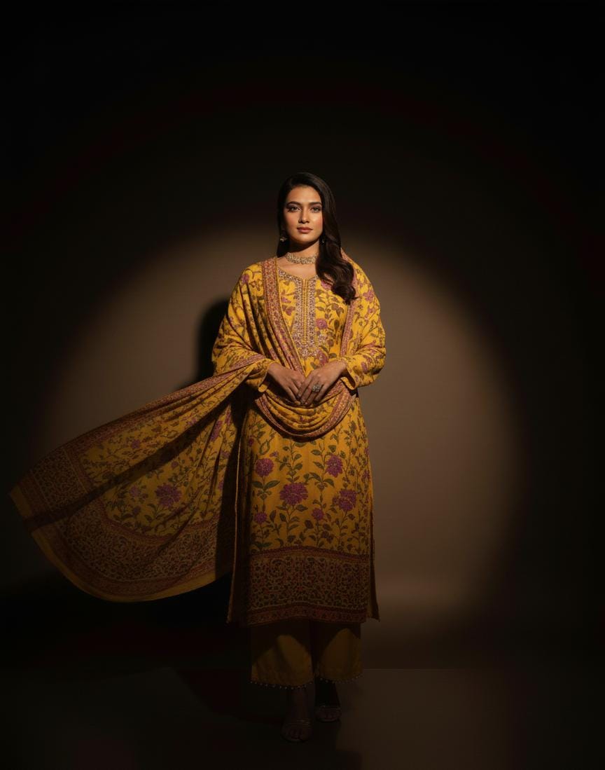 CRAPE  DIGITAL PRINT READY TO WEAR SUIT