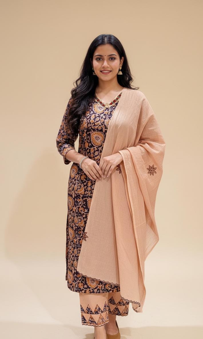 KALAMKARI COTTON SUIT
