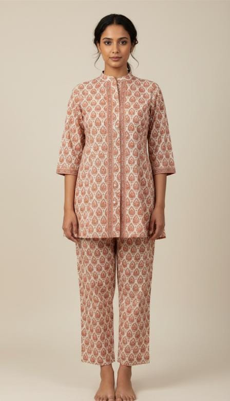 PRINTED COTTON CO-ORD SET