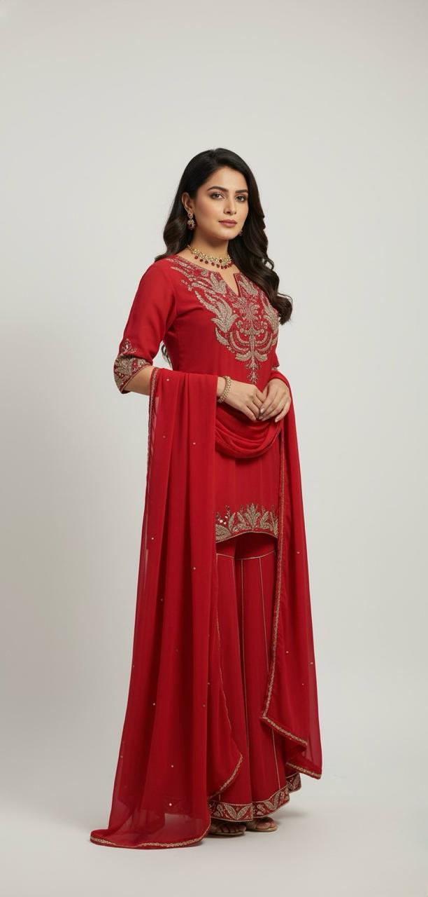 CHINNON READY  TO WEAR SHARARA SUIT