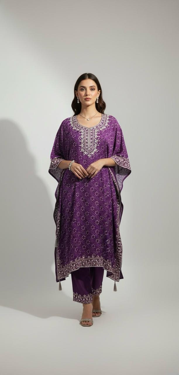 CHINNON KAFTAN WITH STRAIGHT PANTS