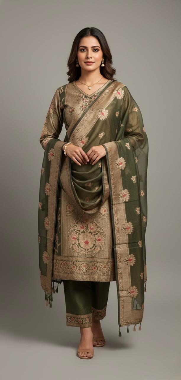 READY TO WEAR WITH CUTDANA WORK YOKE