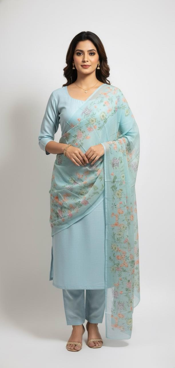 SOFT FULL LINEN KURTA AND PANT