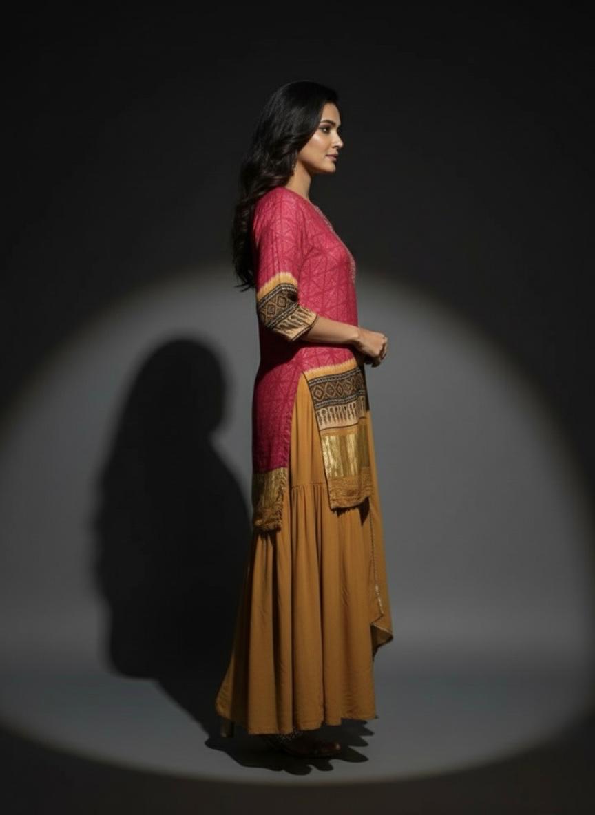 GAZI DIGITAL PRINT READY TO WEAR GARARA SUIT